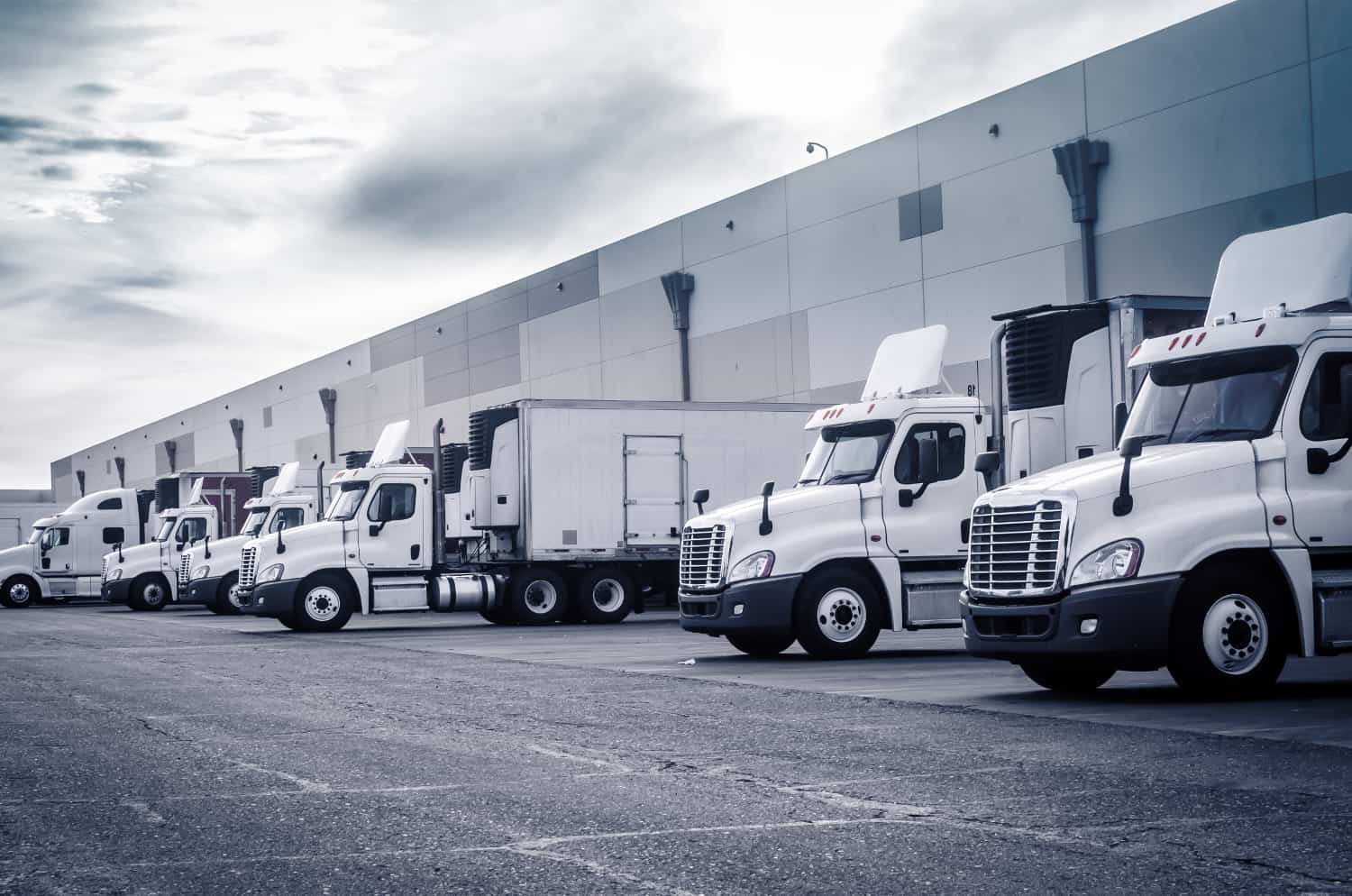 Trucks at docks. (Photo: Shutterstock)