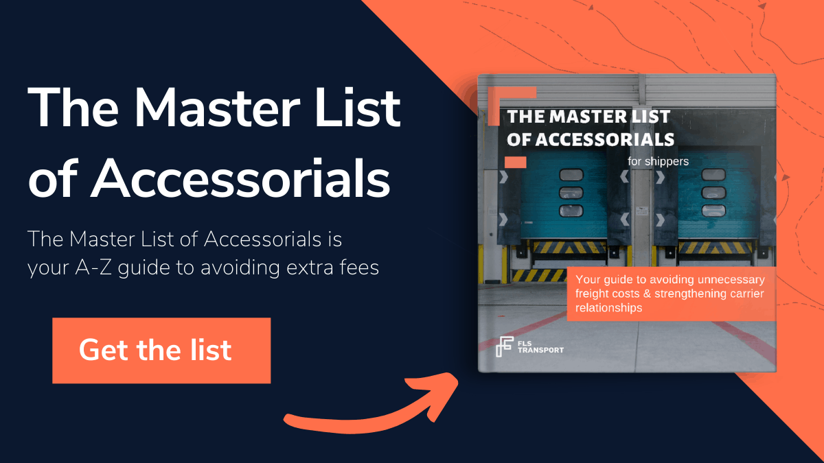 The Master List of Accessorials White Paper by FLS Transport