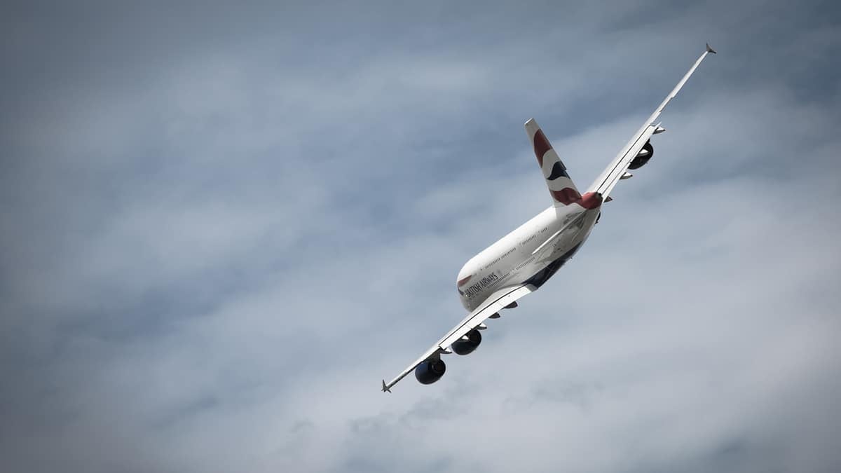 A380 in flight