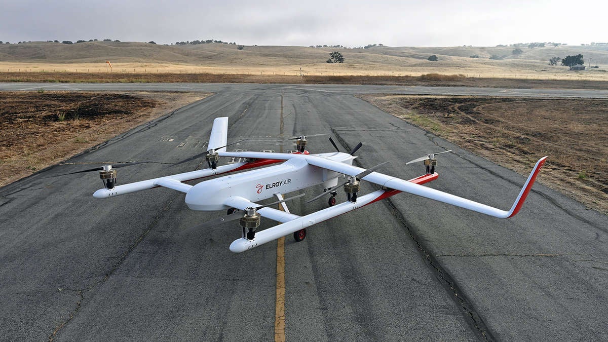 cargo drone on the tarmac