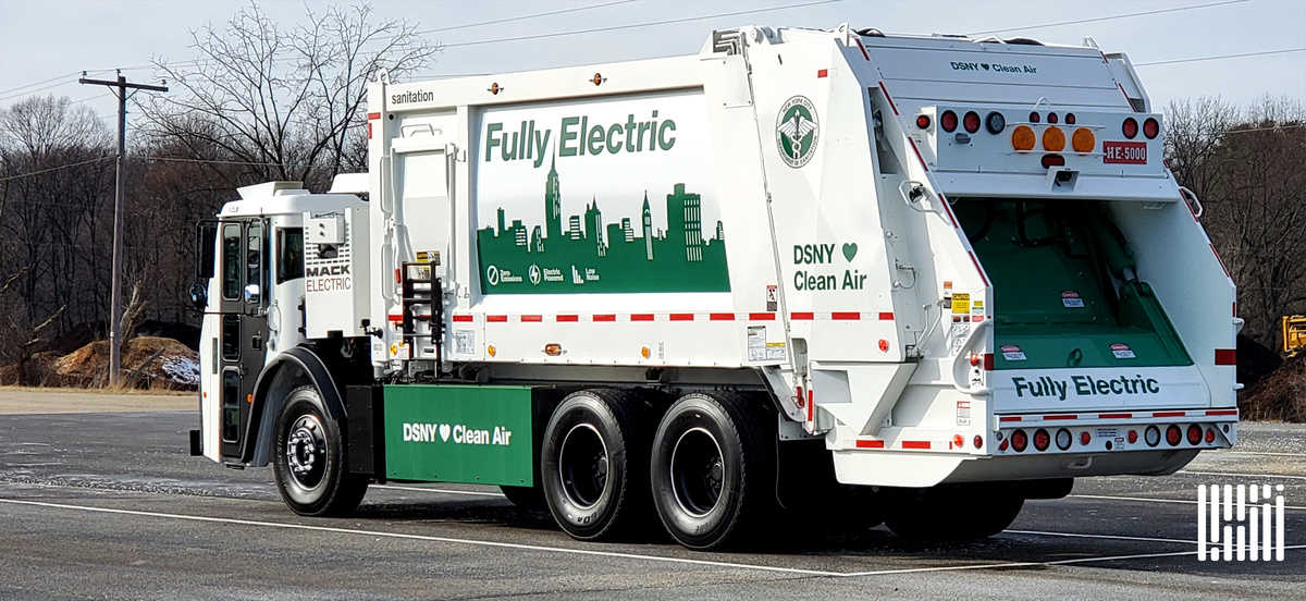 Mack LR Electric on test track