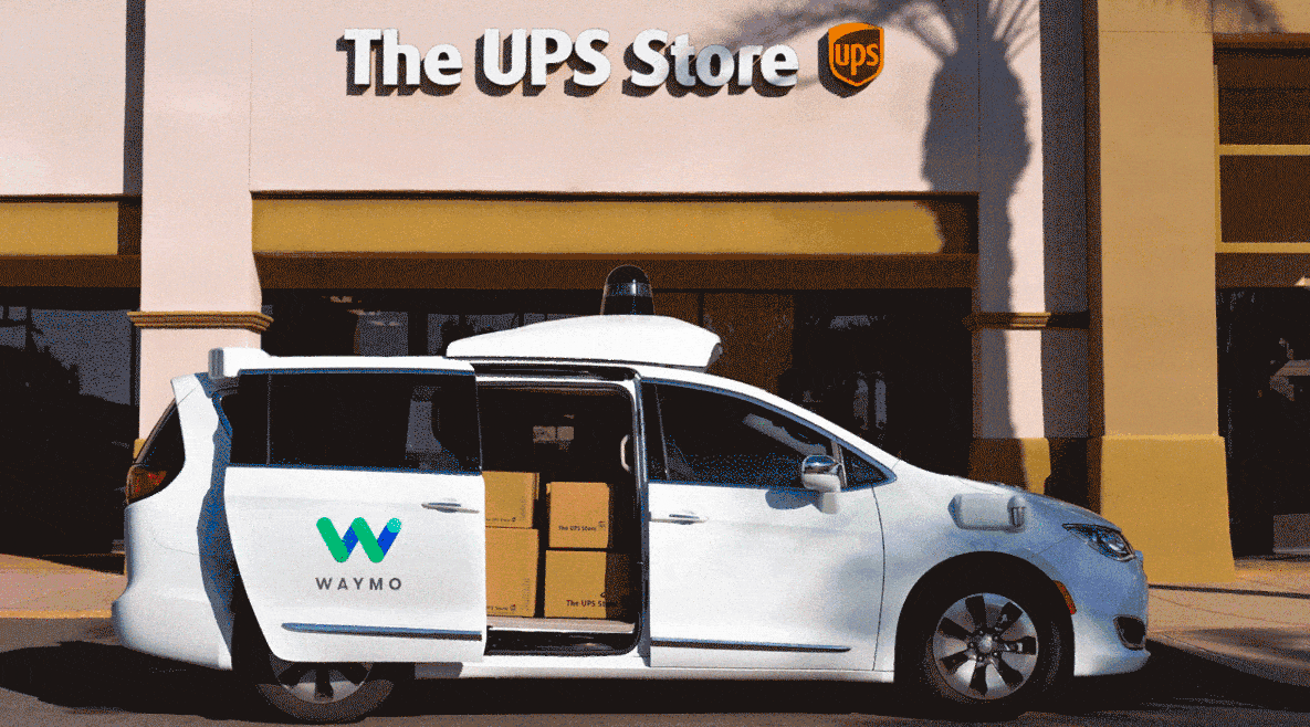 UPS partners with self-driving startup Waymo to deliver parcels (Photo: Waymo)