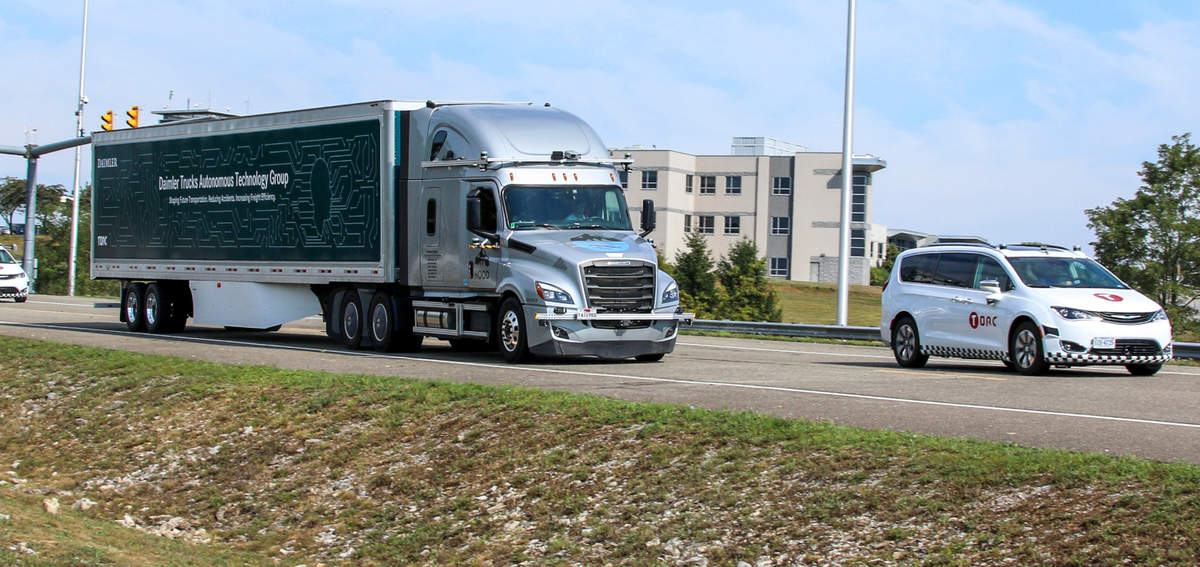 Daimler Level 4 autonomous truck