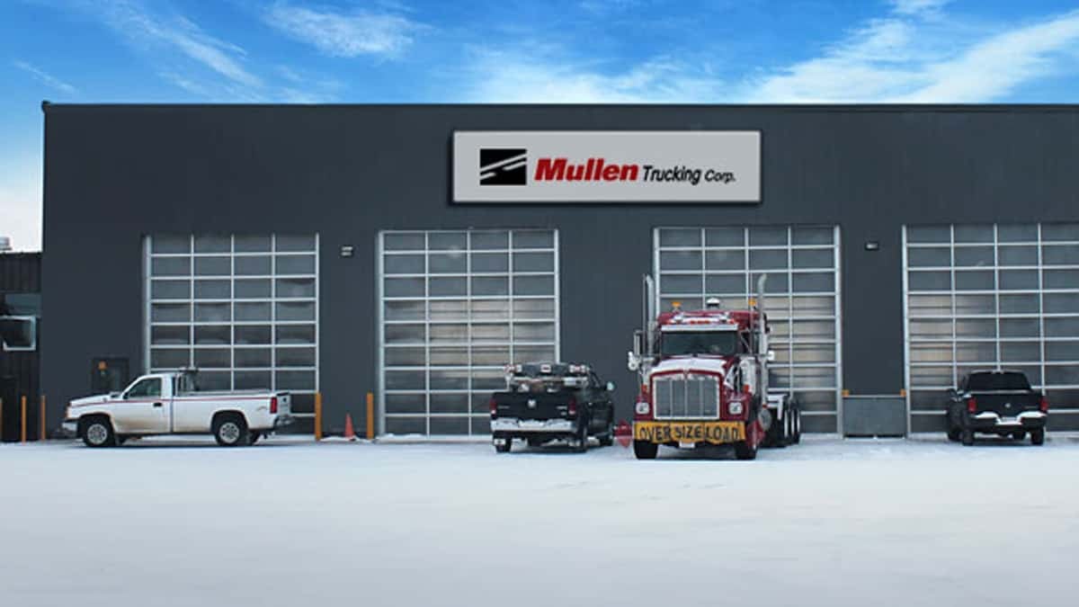 One of Mullen Group's trucking companies in Canada