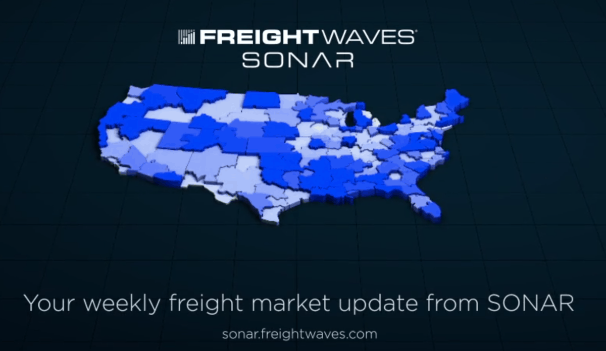 Weekly Freight Market Update from SONAR March 15, 2020