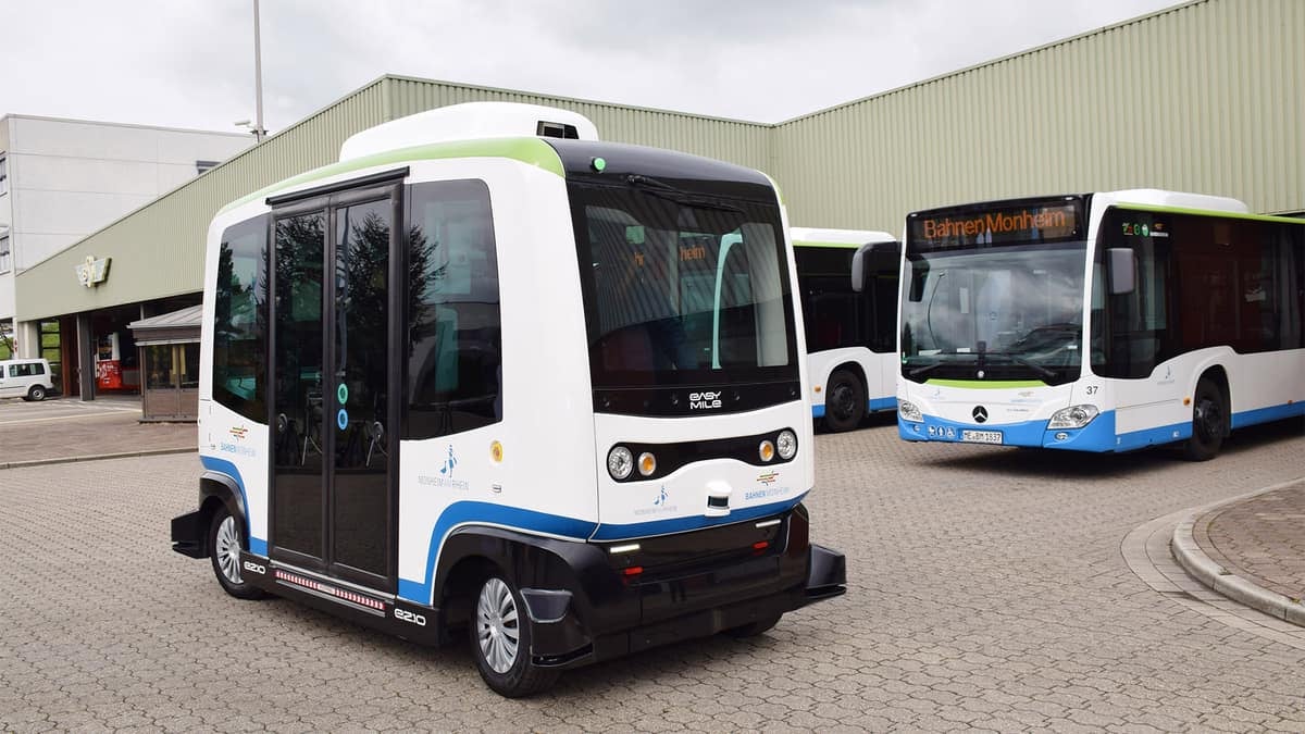 Federally funded autonomous electric shuttles show up in Ohio (Photo: easymile)