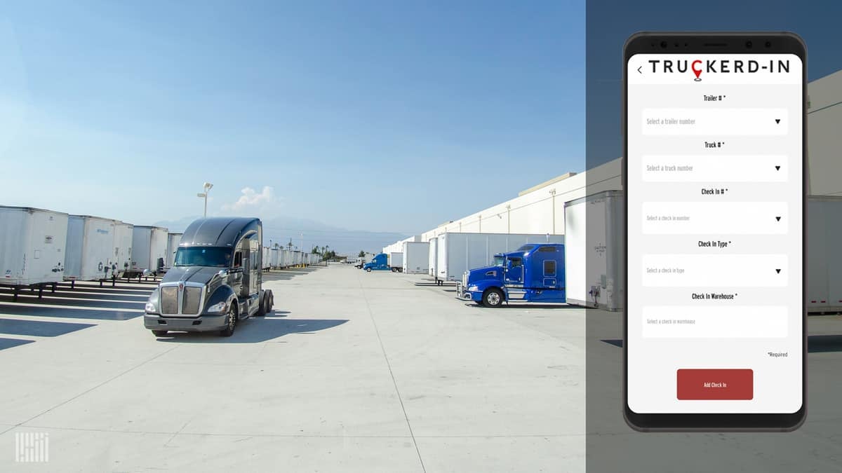 Truckerd-In mobile app