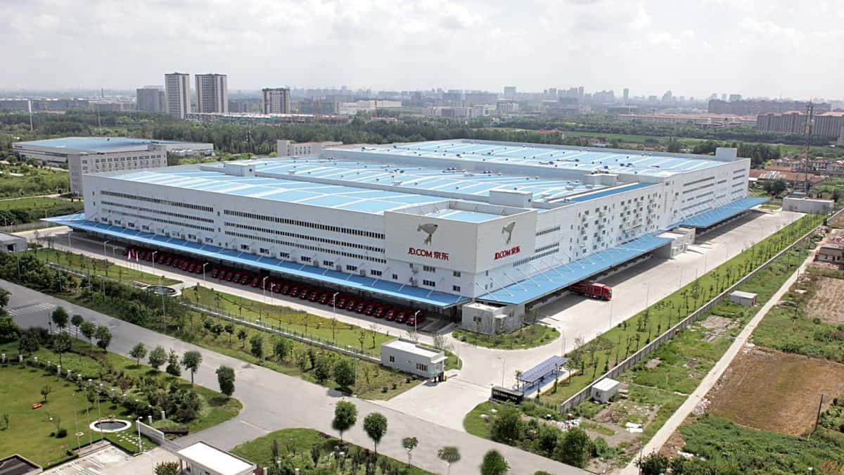 JD's highly automated Asia No. 1 facility in Shanghai