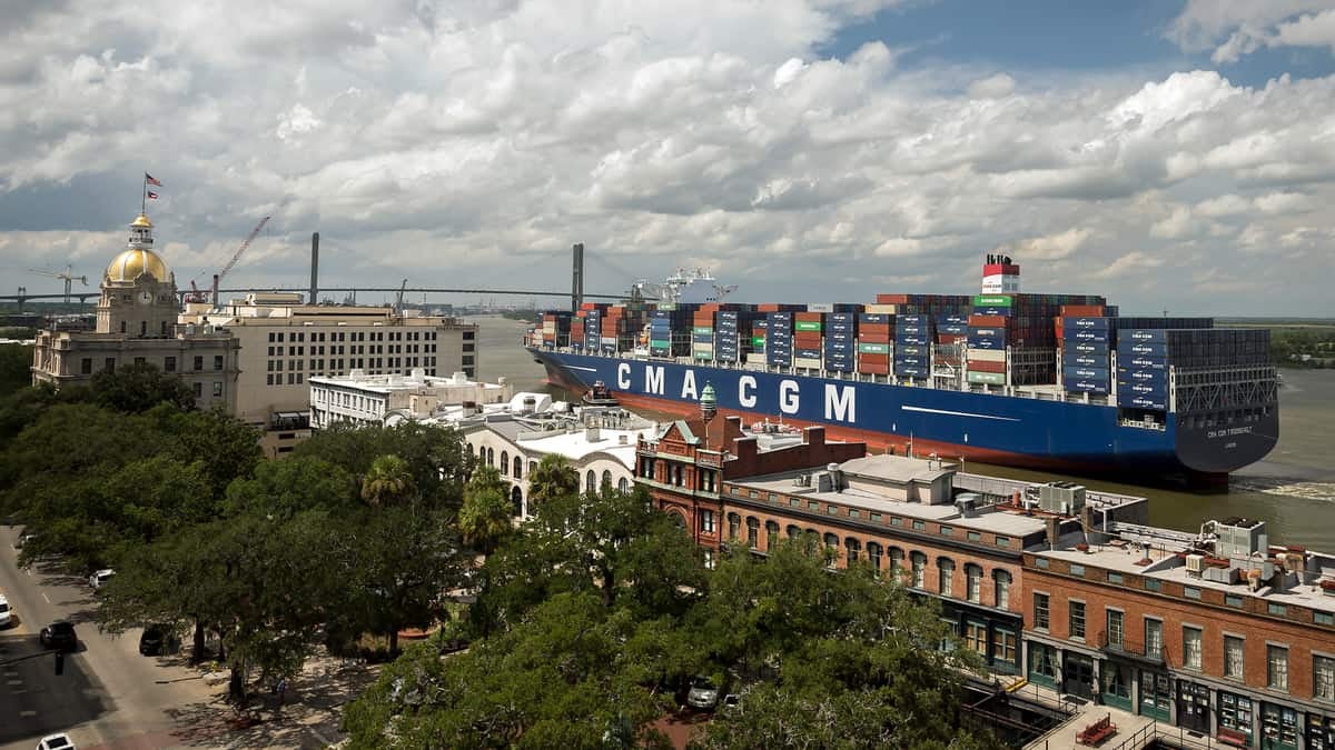 container ship