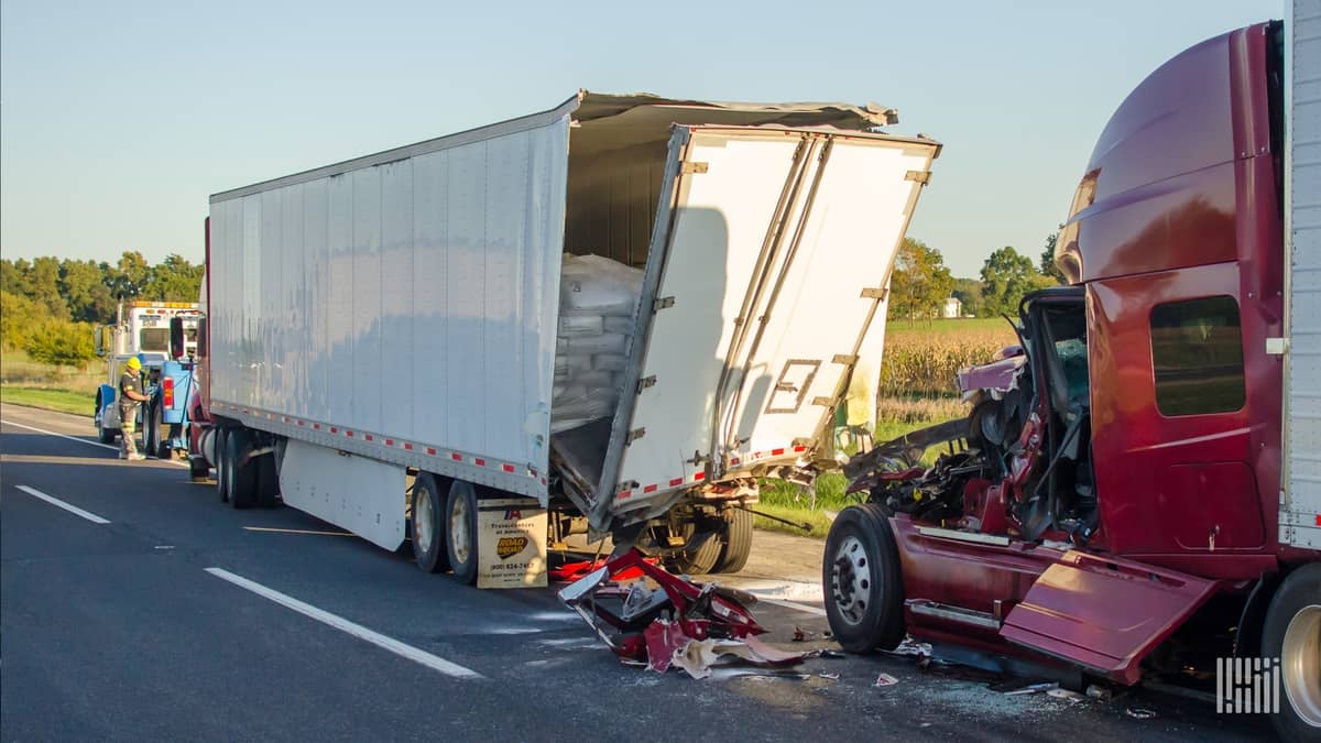 Truck crash