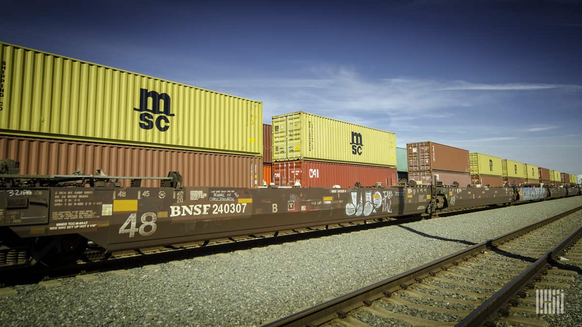 BNSF intermodal train