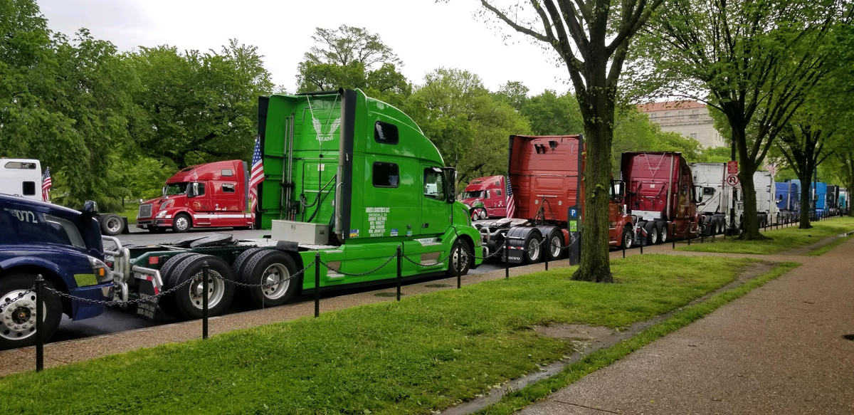 May Day trucker protest