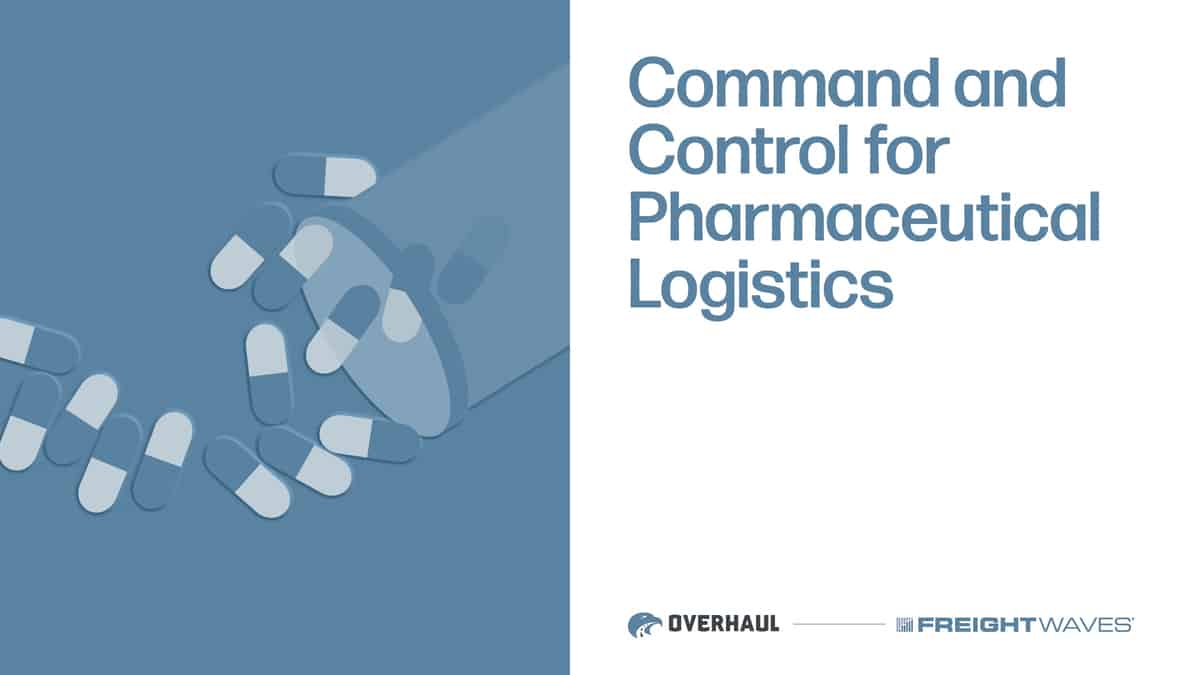 Command and Control for Pharmaceutical Logistics