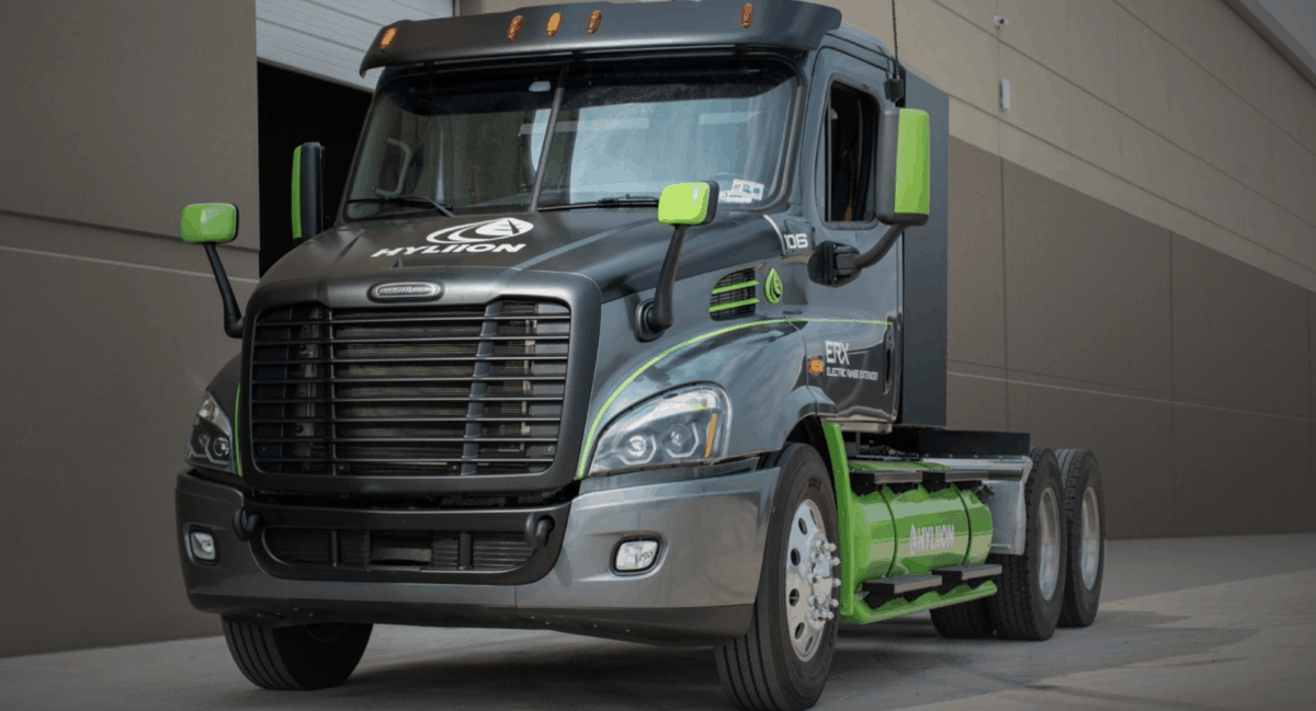 Hyliion ERX hybrid electric truck