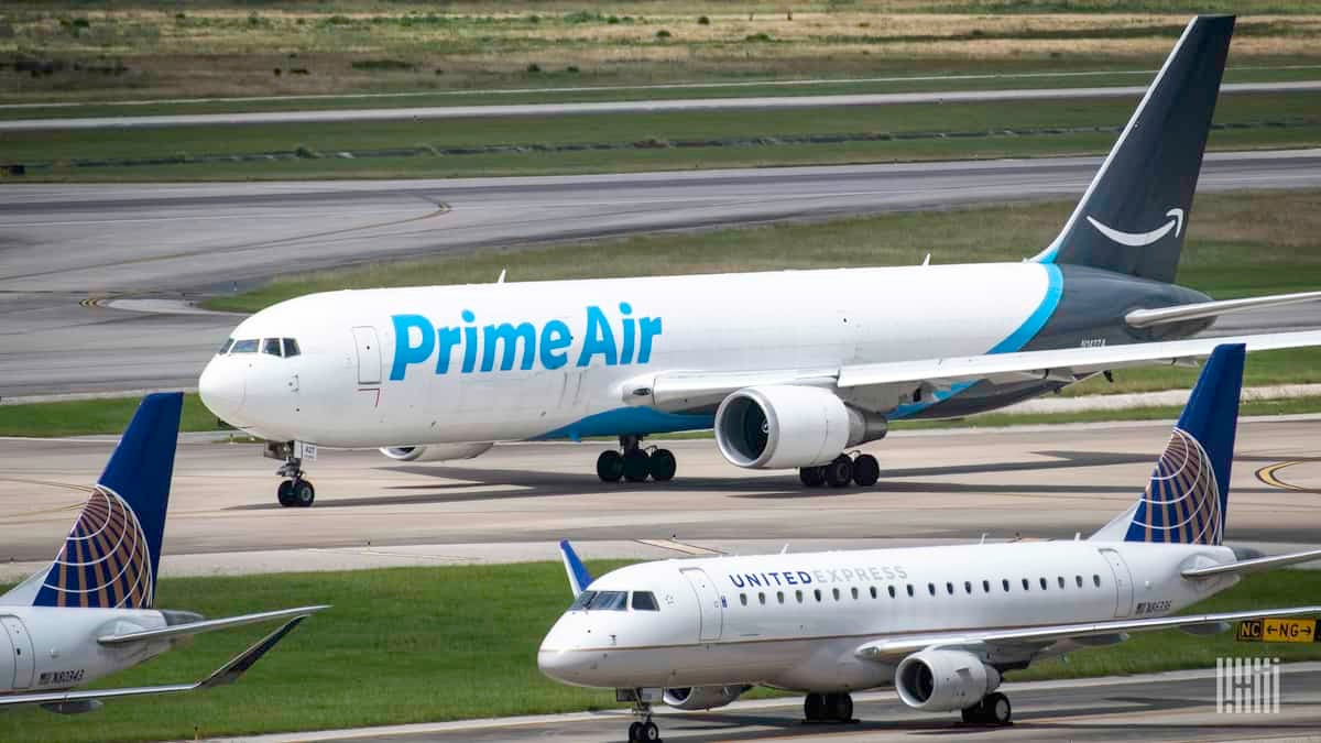 White planes on airport taxiways.