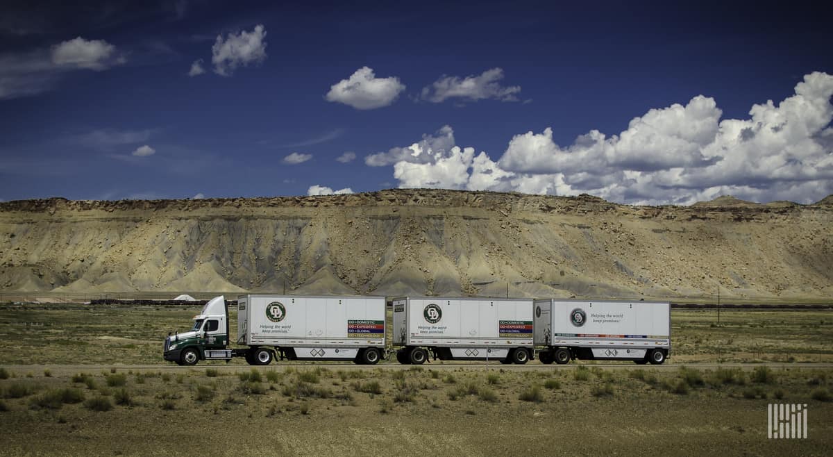 Old Dominion triple on highway