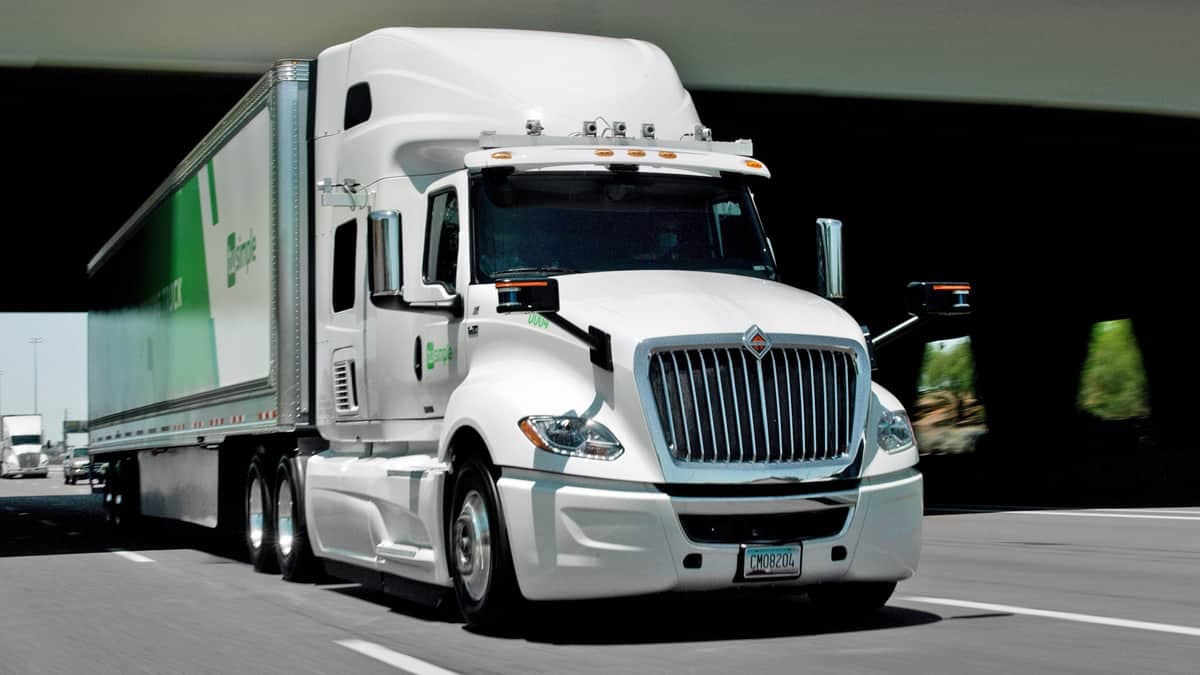 Navistar-TuSimple driverless trucks