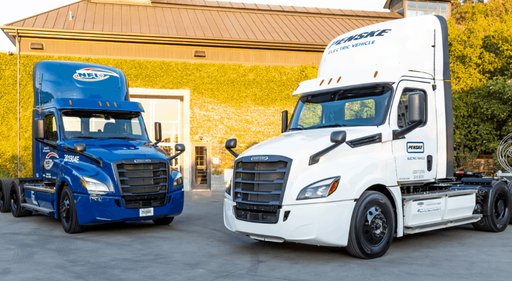 Freightliner electric trucks