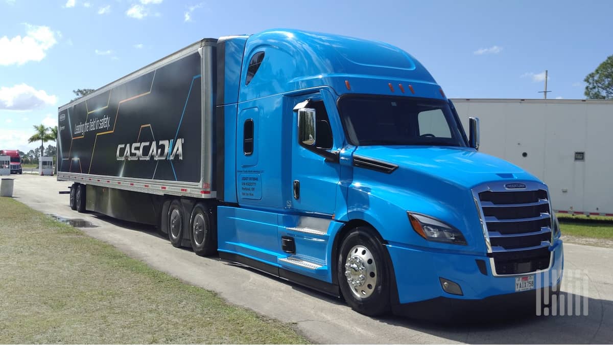 Freightliner Cascadia to include Platform Science technology