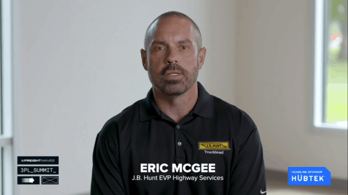 Eric McGee of J.B. Hunt talks about the success of its 360 digital freight platform.