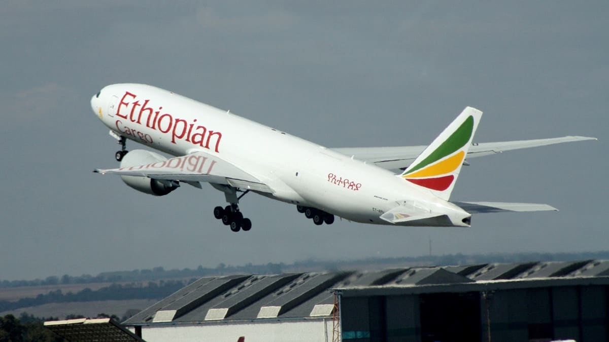 Ethiopian Airlines freighter