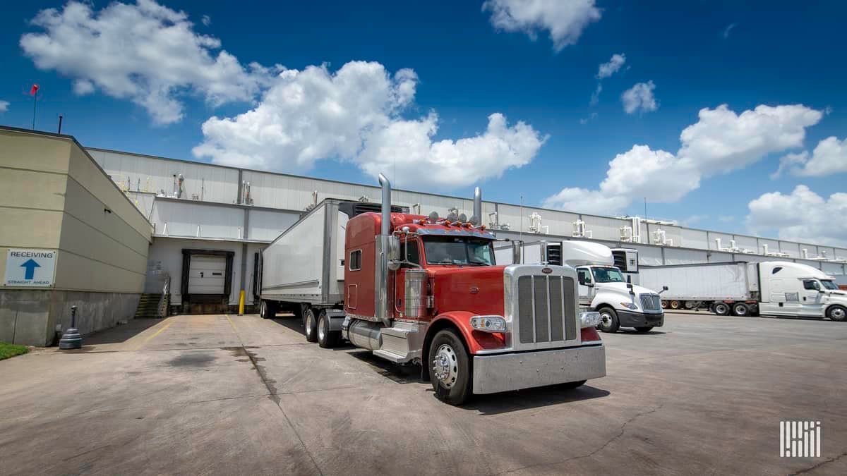 truck at dock