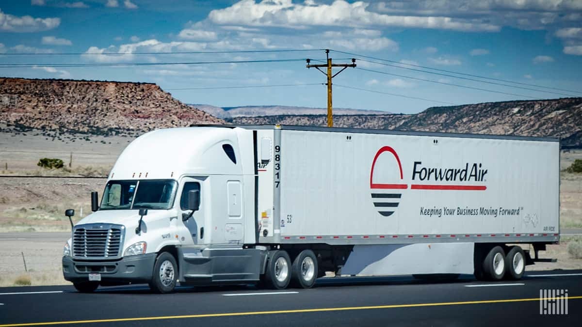 Forward Air truck on highway