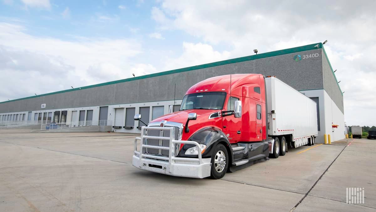 Truck at Prologis facility