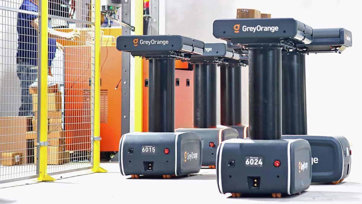 GreyOrange warehouse robots