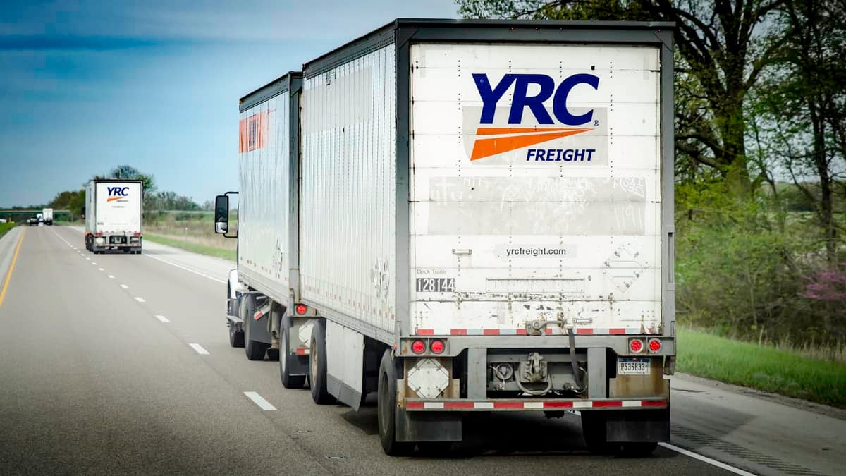 YRC Freight truck