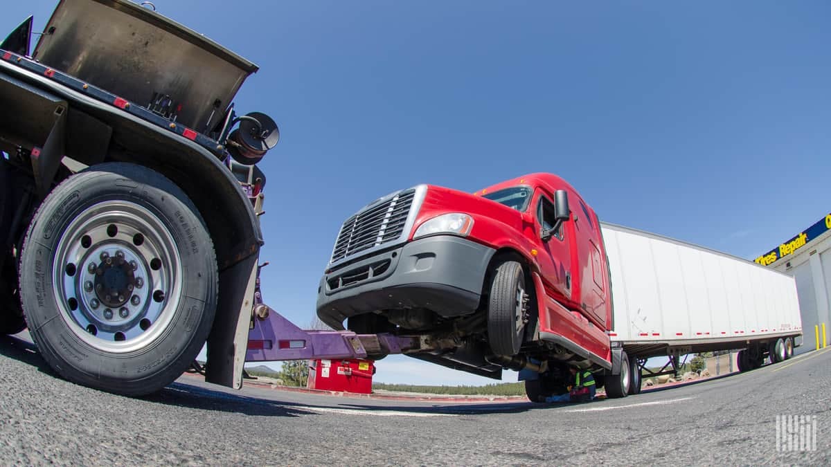 Data-based truck maintenance