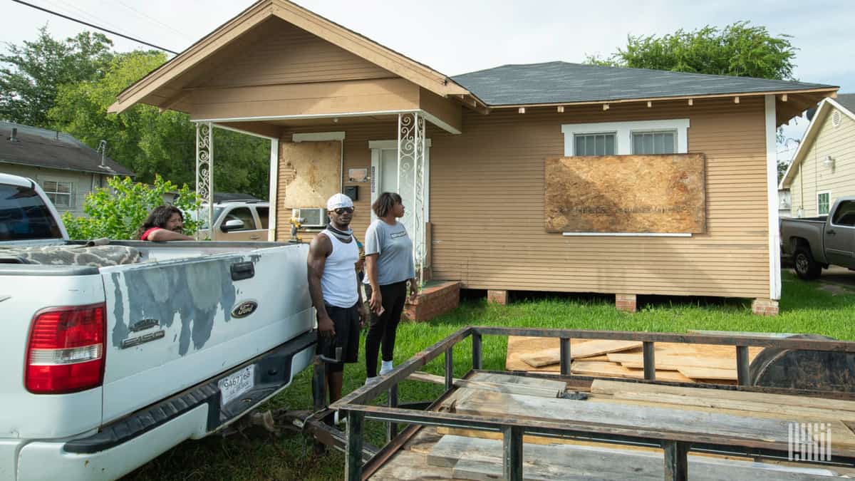 Hurricane Laura impact on truck capacity