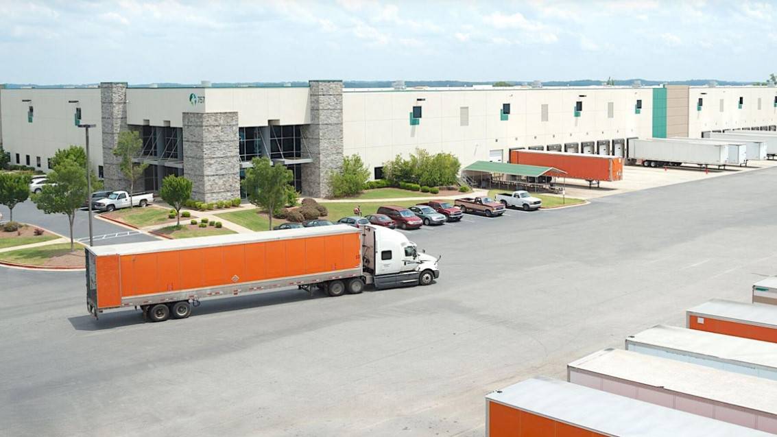 Truck at Prologis facility