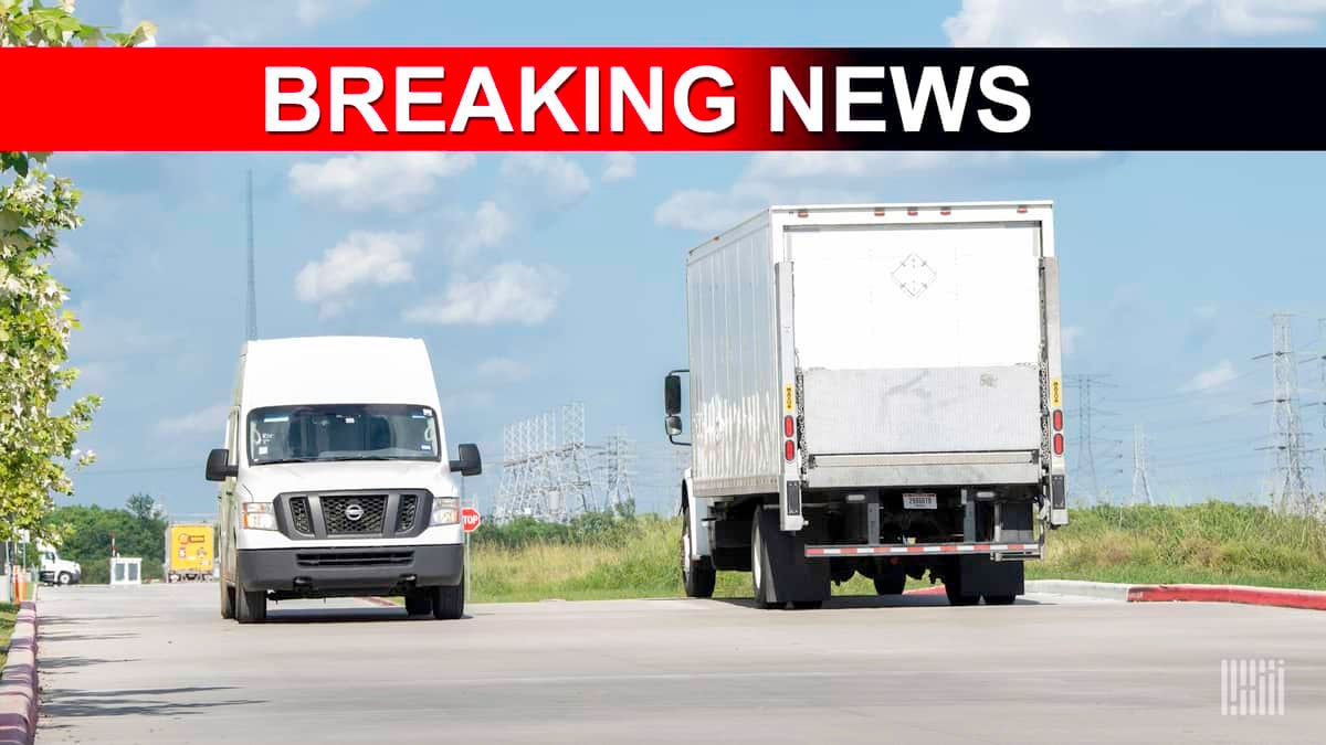 A breaking news photo illustration accompanying a story about an outage hitting the USPS online tracking system.