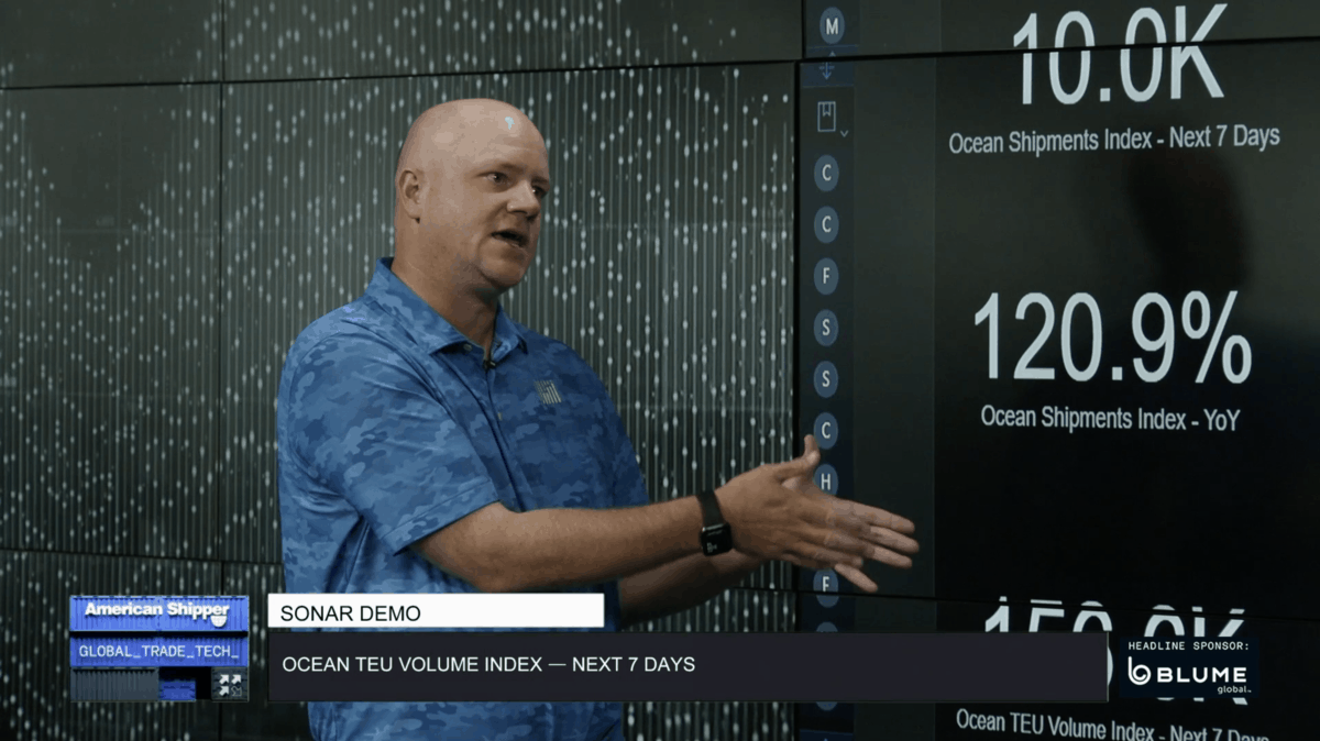 Craig Fuller, FreightWaves founder and CEO, explains a SONAR feature.