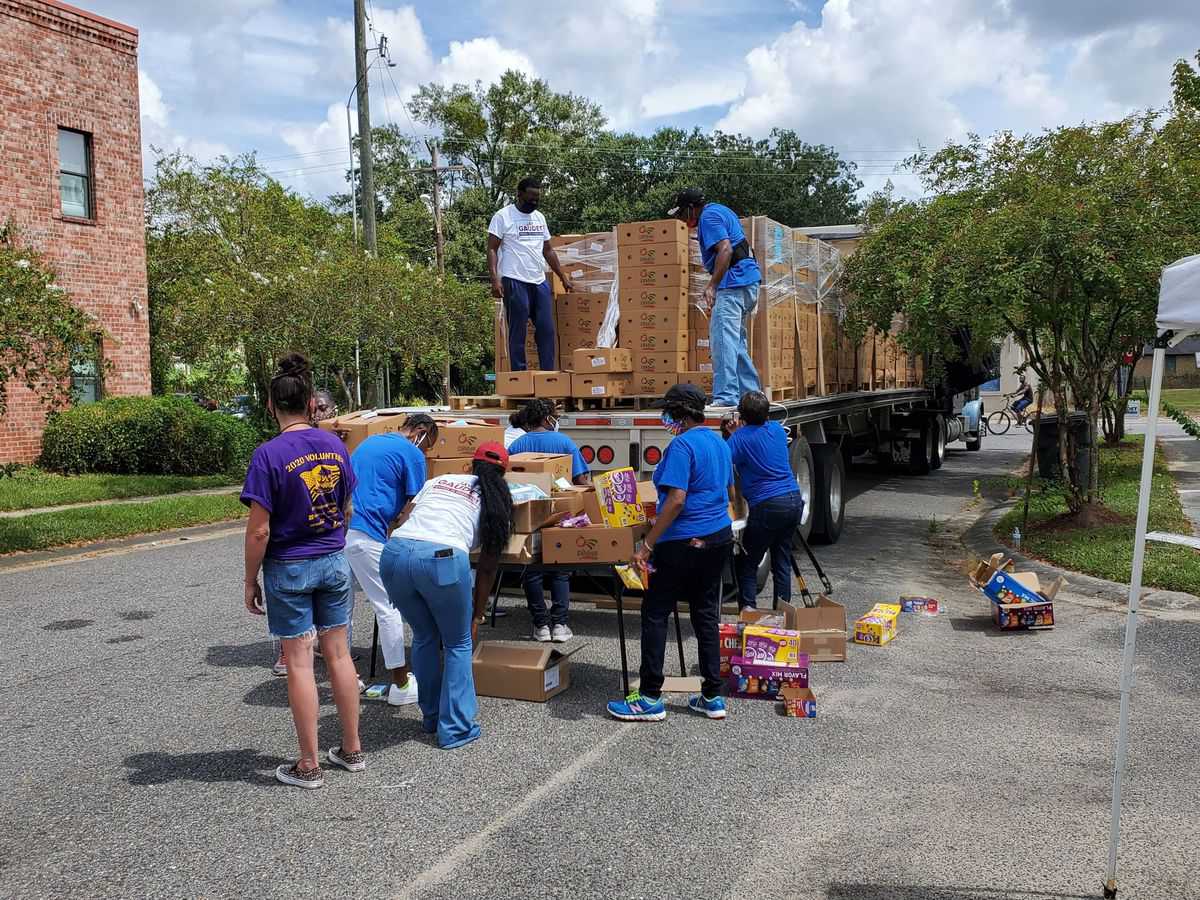 Truckers hauling natural disaster relief supplies