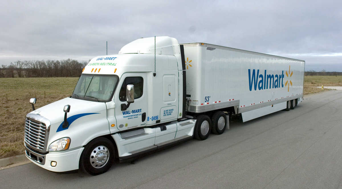 Walmart zero emission truck