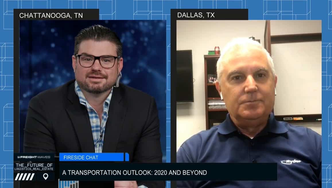 FreightWaves' JT Engstrom chats transportation outlook with Ryder's Dave Belter