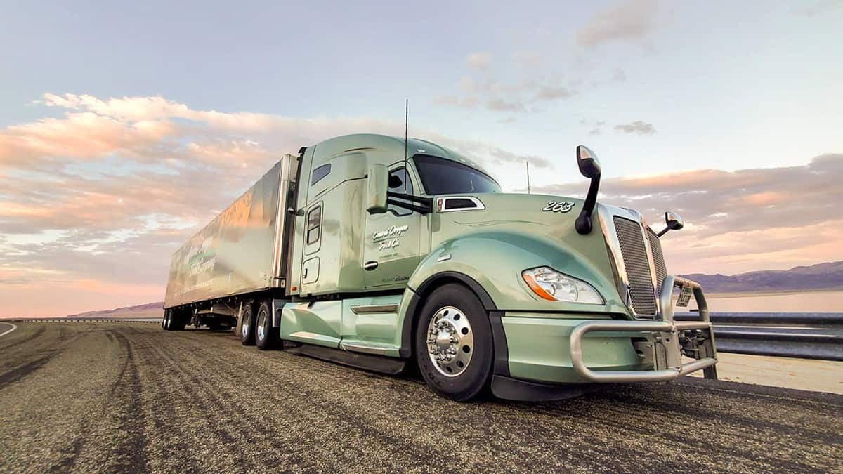 Daseke affiliate Central Oregon Trucking rig on highwayon highway