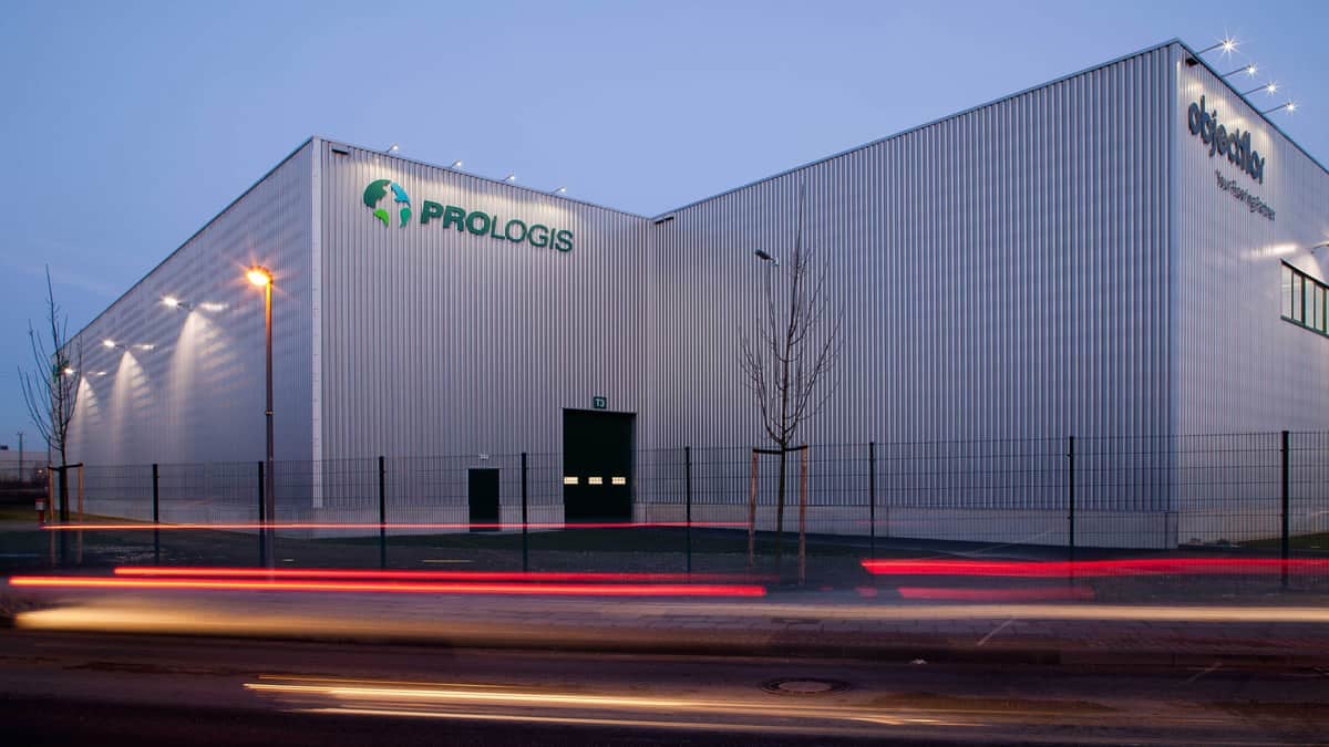 Prologis facility at night