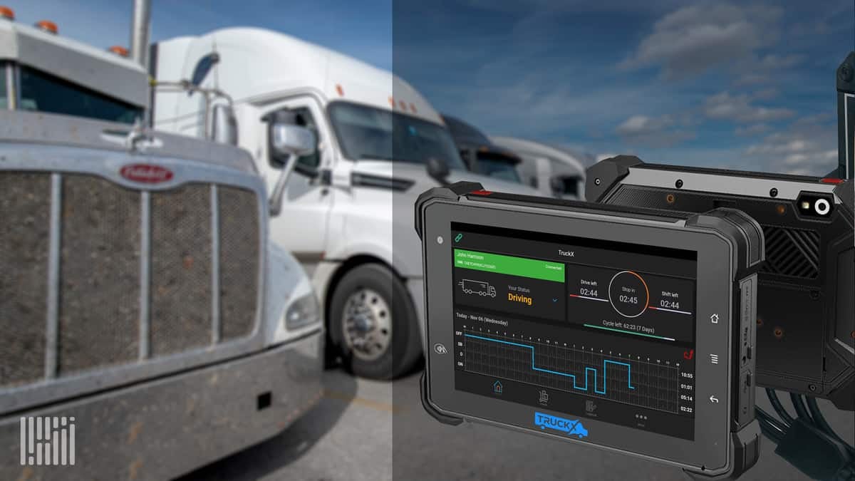 TruckX brings wired ELDs back in vogue (Photo: Jim Allen/FreightWaves)