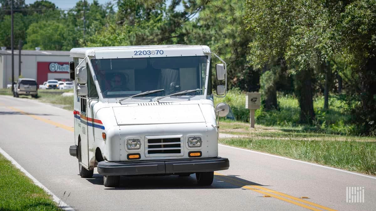 USPS vehicle