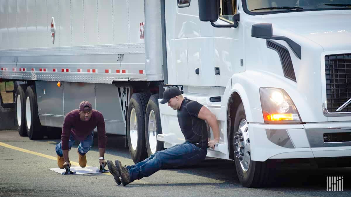 Here are 10 exercises for truckers.