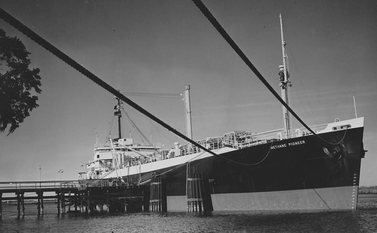 LNG oversea shipments began only 62 years ago.