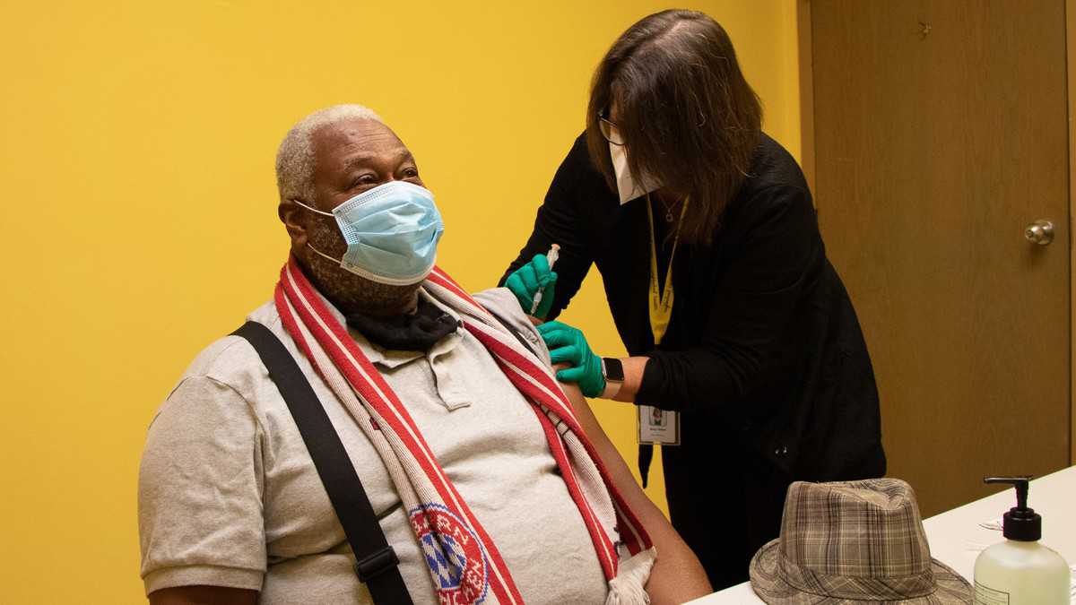 A patient receives a COVID-19 vaccine at Neighborhood Health in Nashville, Tennessee. (Credit: Neighborhood Health)