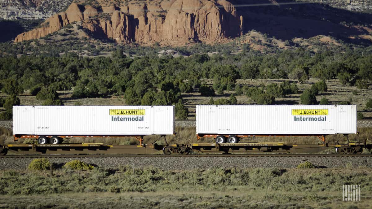 J.B. Hunt's intermodal expectations dominate conference appearance