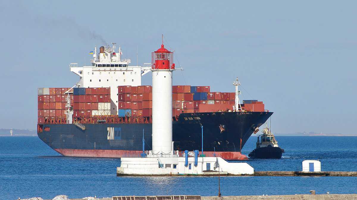 Zim container ship