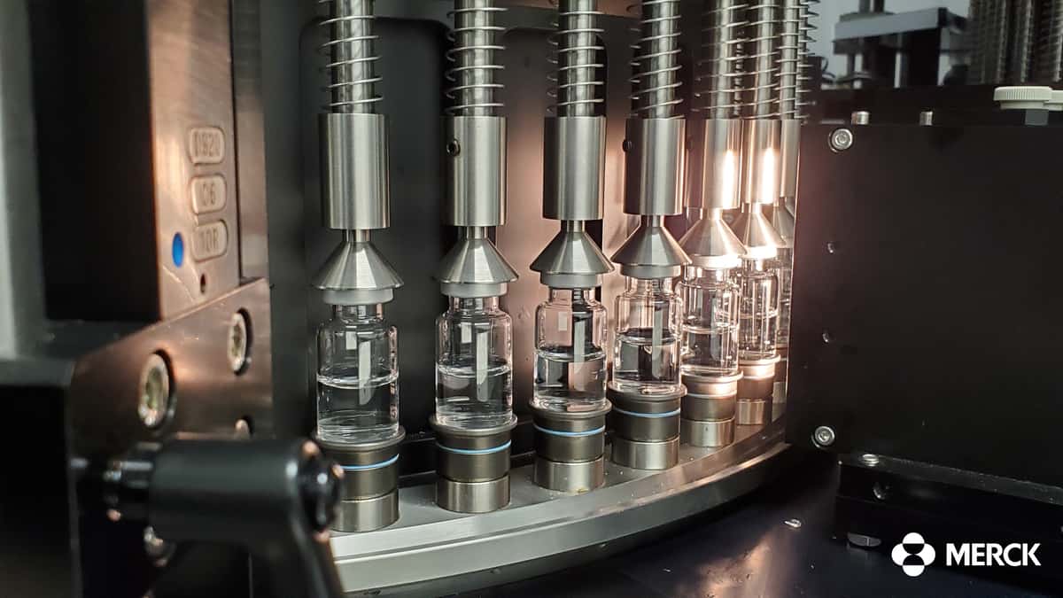 Visual inspection of vaccine vials at a Merck production facility. (Photo: Copyright © 2009-2020 Merck Sharp & Dohme Corp., a subsidiary of Merck & Co. Inc., Kenilworth, New Jersey, U.S.A. All rights reserved.)