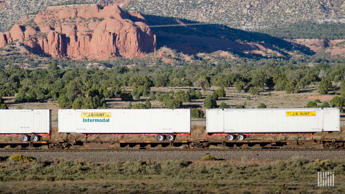 Intermodal segment most impacted by bad weather