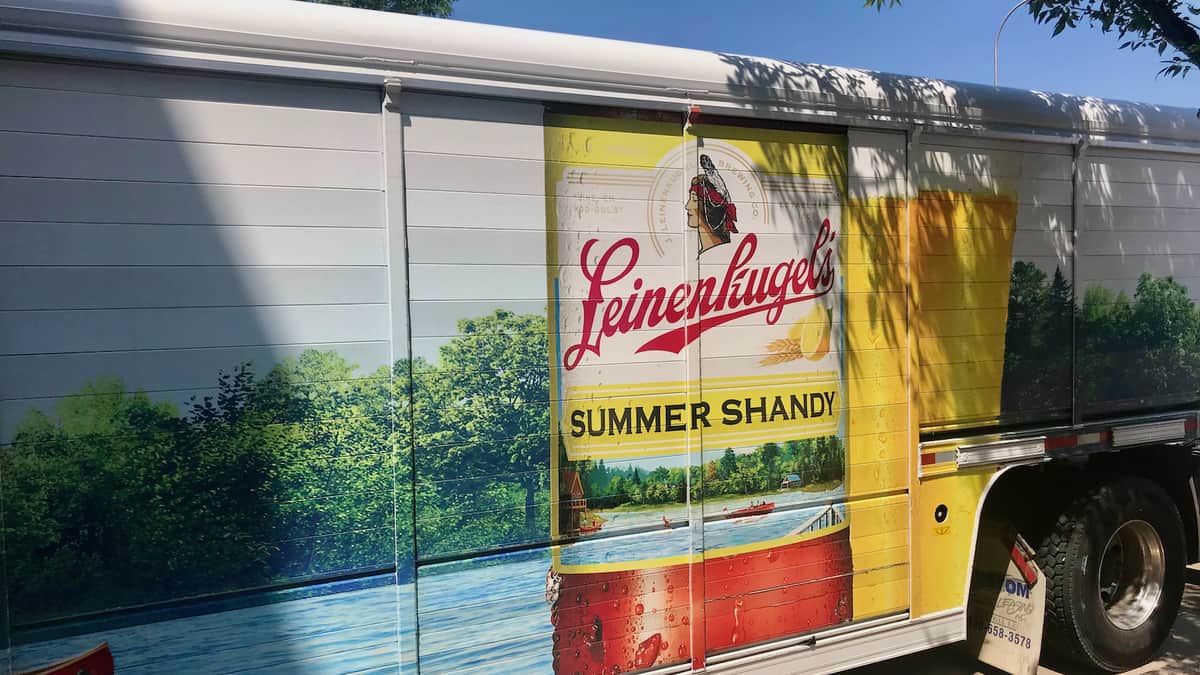 A trailer for Molson Coors beer Leinenkugel. Illustrates the shipping disruptions from a cyberattack on Molson Coors.